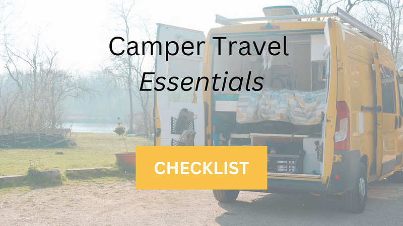 camper van travel essentials